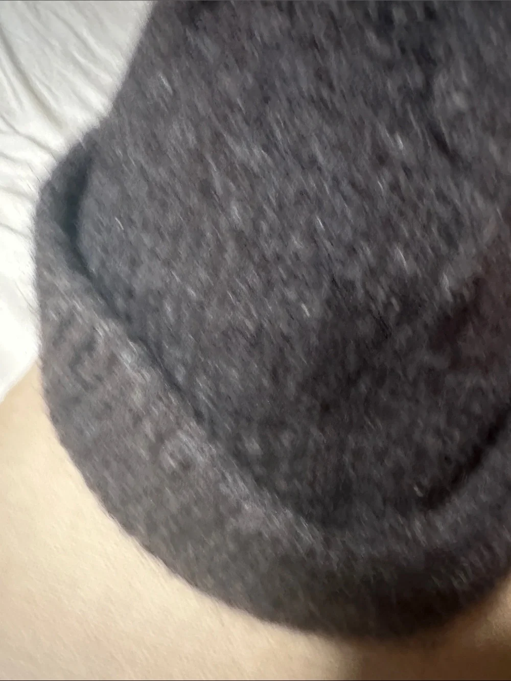 New ! Men's Rustek Aloaka Black Knit Beanie with Logo